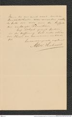 Nachlass Franz Steindachner, Brief von A. A. W. Hubrecht an Franz Steindachner (25.02.1876), Inv.Nr. 243.01, Seite 3